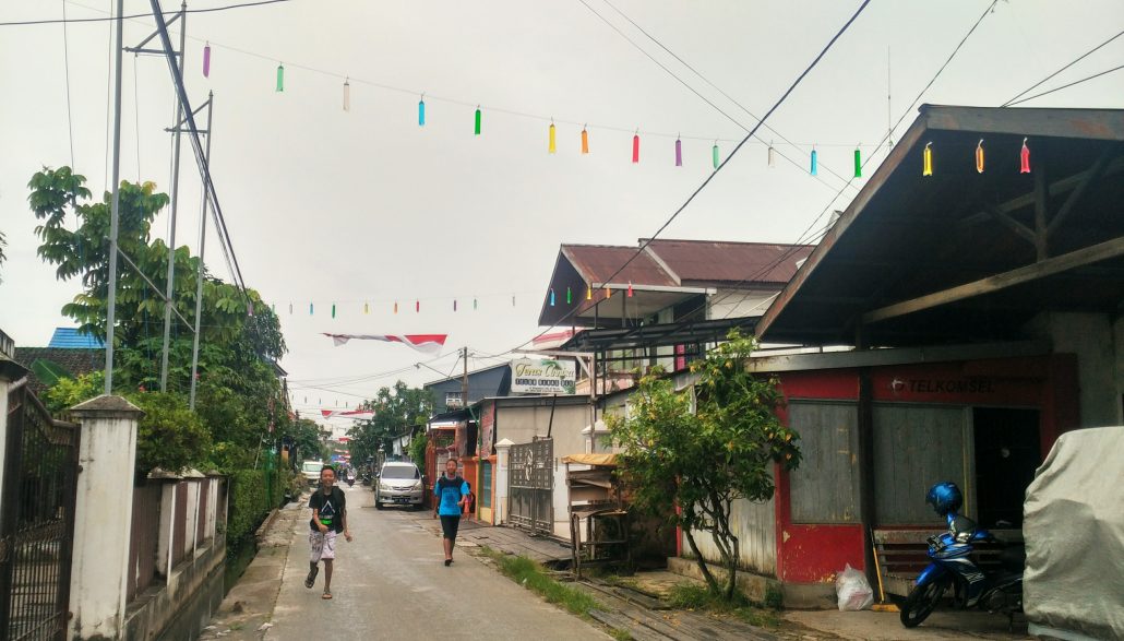 Sambut Agustusan Warga Percantik Gang  Diskominfo Kaltim